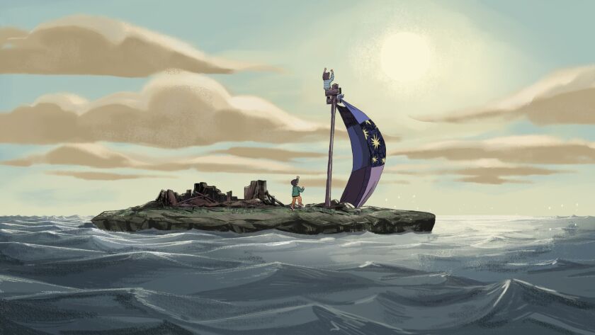 The Oscar-qualifying animated short film, “Footsteps On The Wind” — on the plight of two children orphaned by an earthquake — can be seen at the Chicago International Children’s Film Festival thru Nov. 14. Set to a Sting song, “Inshallah,” it is the first animated short film ever made to a song by the 17-time Grammy Award-winning artist.