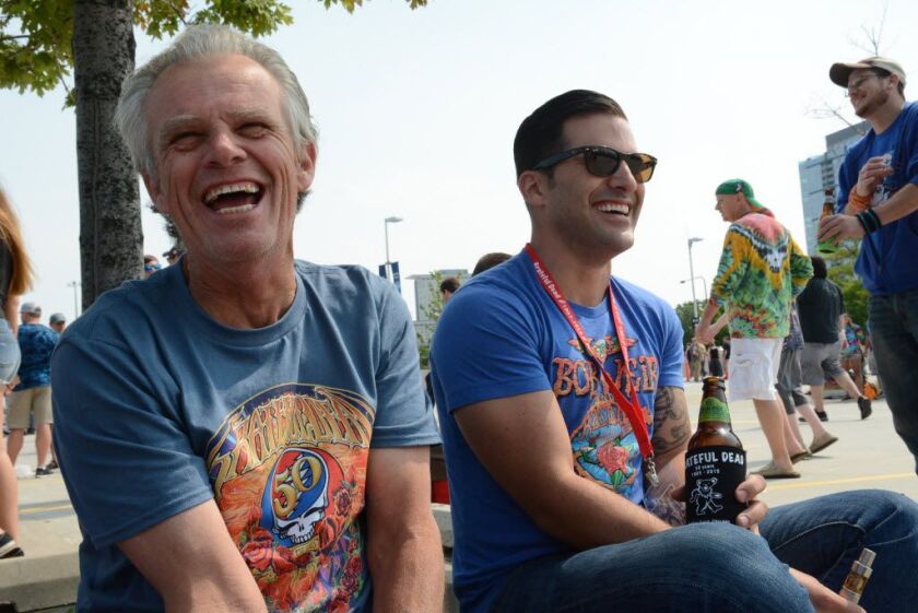 Jeff and Jesse Emge, in the parking lots of Soldier Field before the Grateful Dead concert. Friday, July 3, 2015 |(Brian Jackson/For the Chicago Sun-Times)