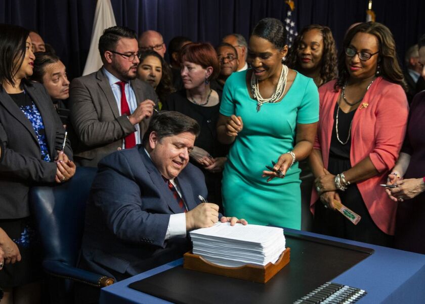 Gov. J.B. Pritzker signs revenue and budget bills in 2019