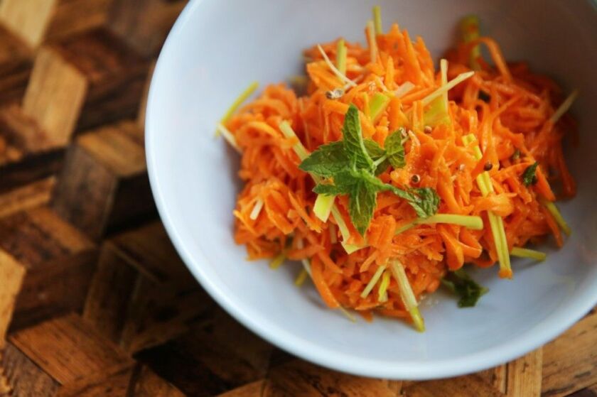 Try a French-style grated carrot salad to brighten up your fall table. | Chandler West/For Sun-Times Media
