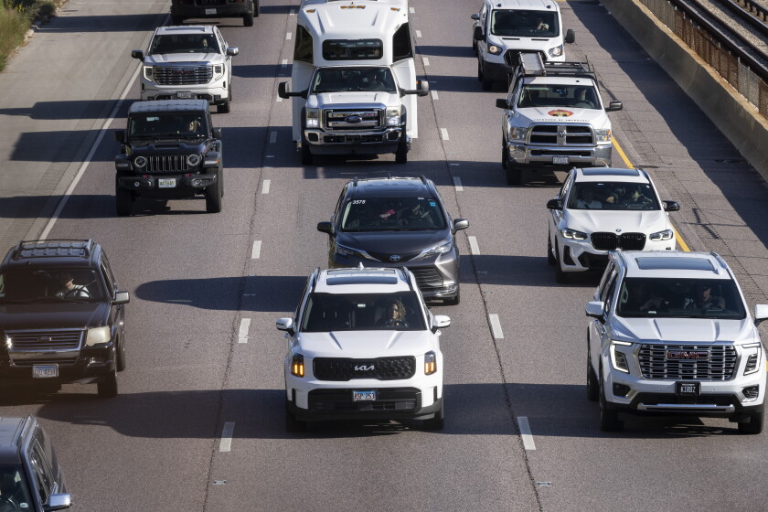 The Kennedy Expressway.