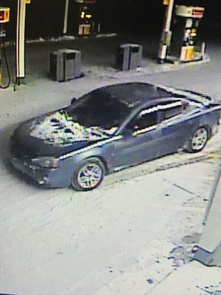 A surveillance photo of the car used in a robbery Tuesday at a Shell gas station at 12301 S. 80th Ave. | Palos Park police