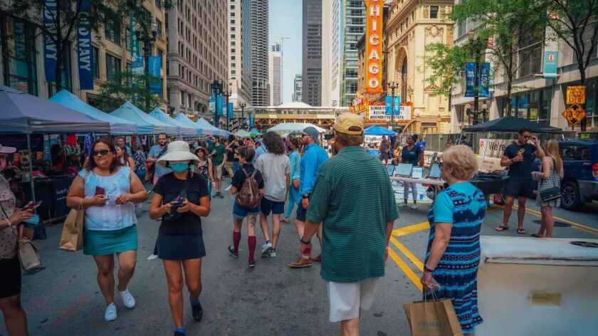 Sundays on State. Courtesy Chicago Loop Alliance