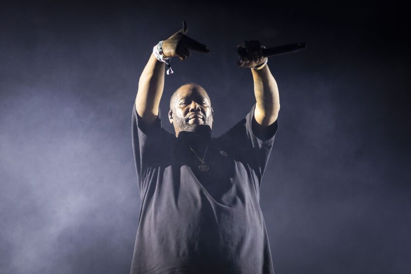 Killer Mike, of Run the Jewels, performs on Day 3 of Riot Fest in Douglass Park.