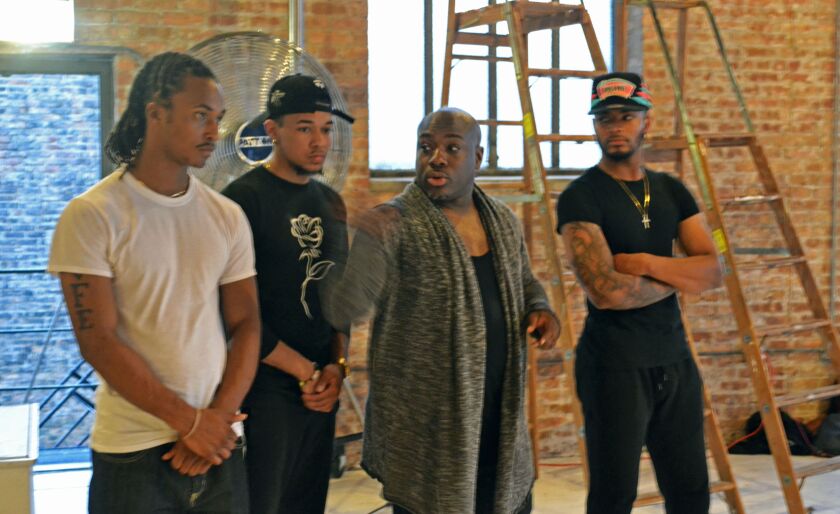 Prince of Fashion Blake Martin at a rehearsal with his models on Tuesday June 19, 2018 for his upcoming ICandy Fashion show on June 24 at the DuSable Museum of African American History. | Justin Jackson/Sun-Times