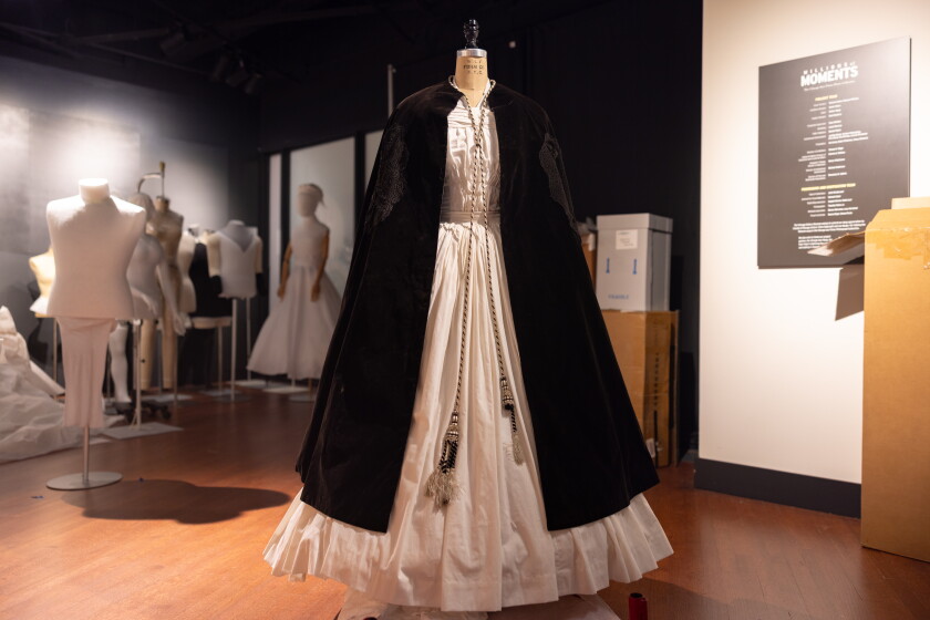 An opera cape belonging to Mary Todd Lincoln