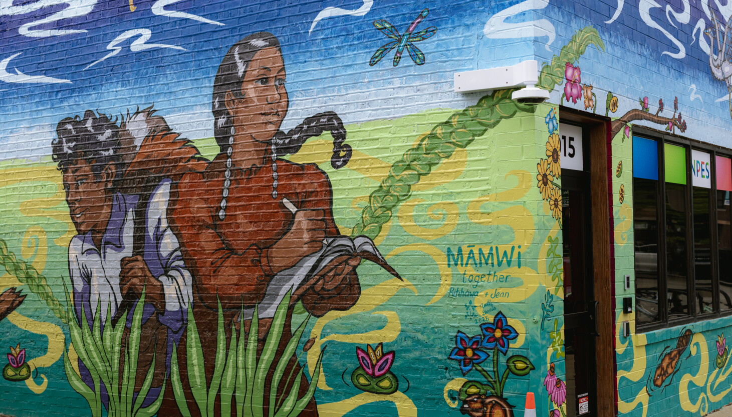 DuSable's partner, Kitihawa, honored in Ravenswood school mural