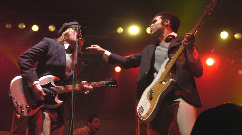 Fall Out Boy performs at the Aragon in 2005.