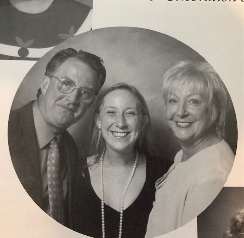Vanessa Kolpak and her parents Paul and Vivian Kolpak.