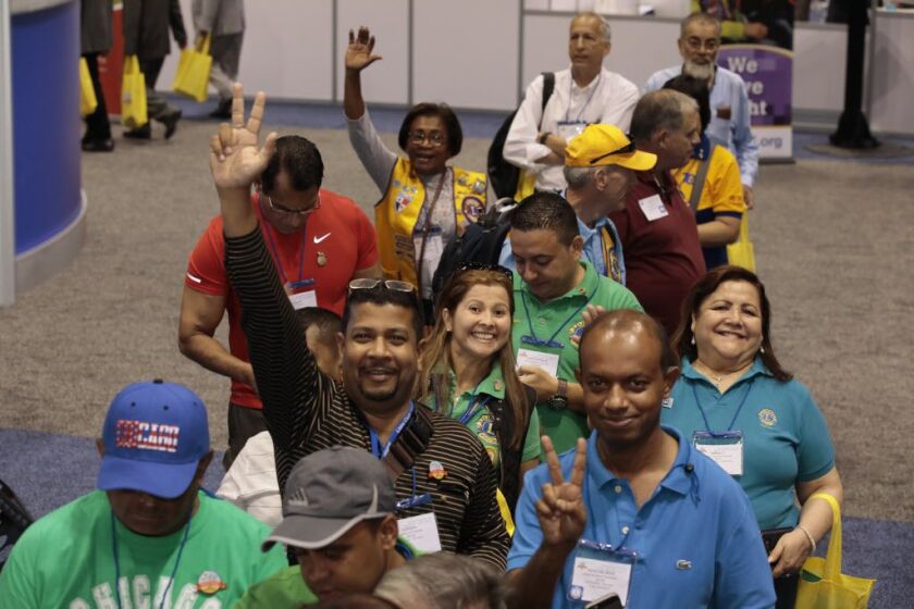 Lions International volunteers from 110 countries come home to Chicago for the Lions International Centennial Convention. LCI was founded in Chicago in 1917 and grew to be the world’s largest service club organizations. | Lions Club International