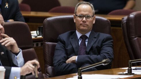 Ald. Marty Quinn (13th) at a Finance Committee meeting in 2019.
