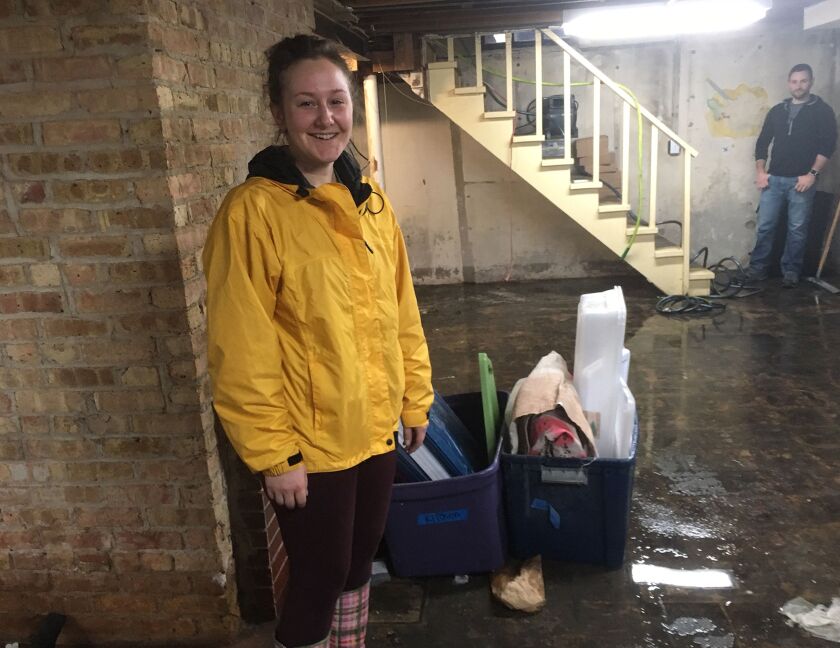 Rebecca Doroshuk said at one point her home on Knox Avenue had about a foot of water in the basement. | Stefano Esposito/Sun-Times