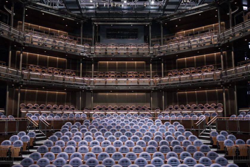 An interior view of Chicago Shakespeare Theater’s The Yard, its new, third performance space on Navy Pier, photographed on Sept. 13, 2017. | Max Herman/For the Sun-Times