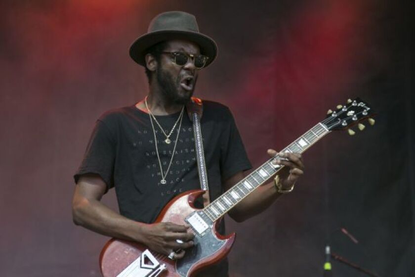 Gary Clark Jr. performs on day one of Lollapalooza 2015 in Grant Park on July 31, 2015. | Ashlee Rezin/for Sun-Times Media