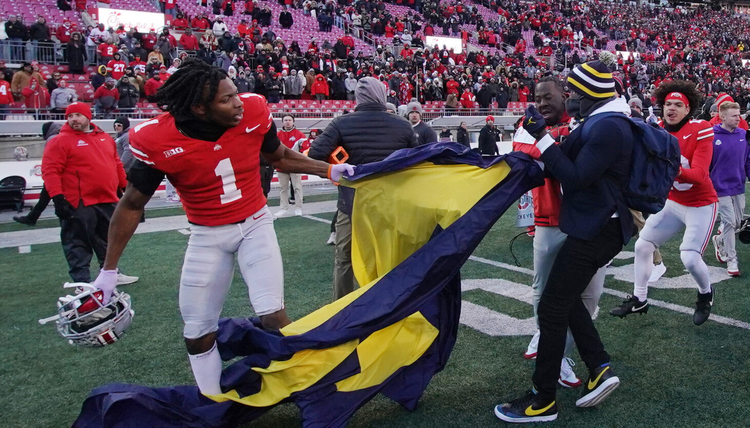 Michigan, Ohio State fined 0,000 each for postgame melee Michigan, Ohio State fined 0,000 each for postgame melee