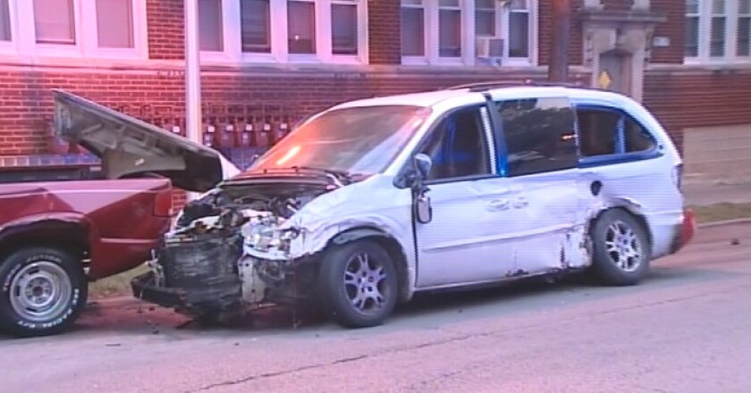 Chicago Police investigate in the 7800 block of South Loomis early Sunday after a 30-year-old woman was killed in a crash. | Network Video Productions