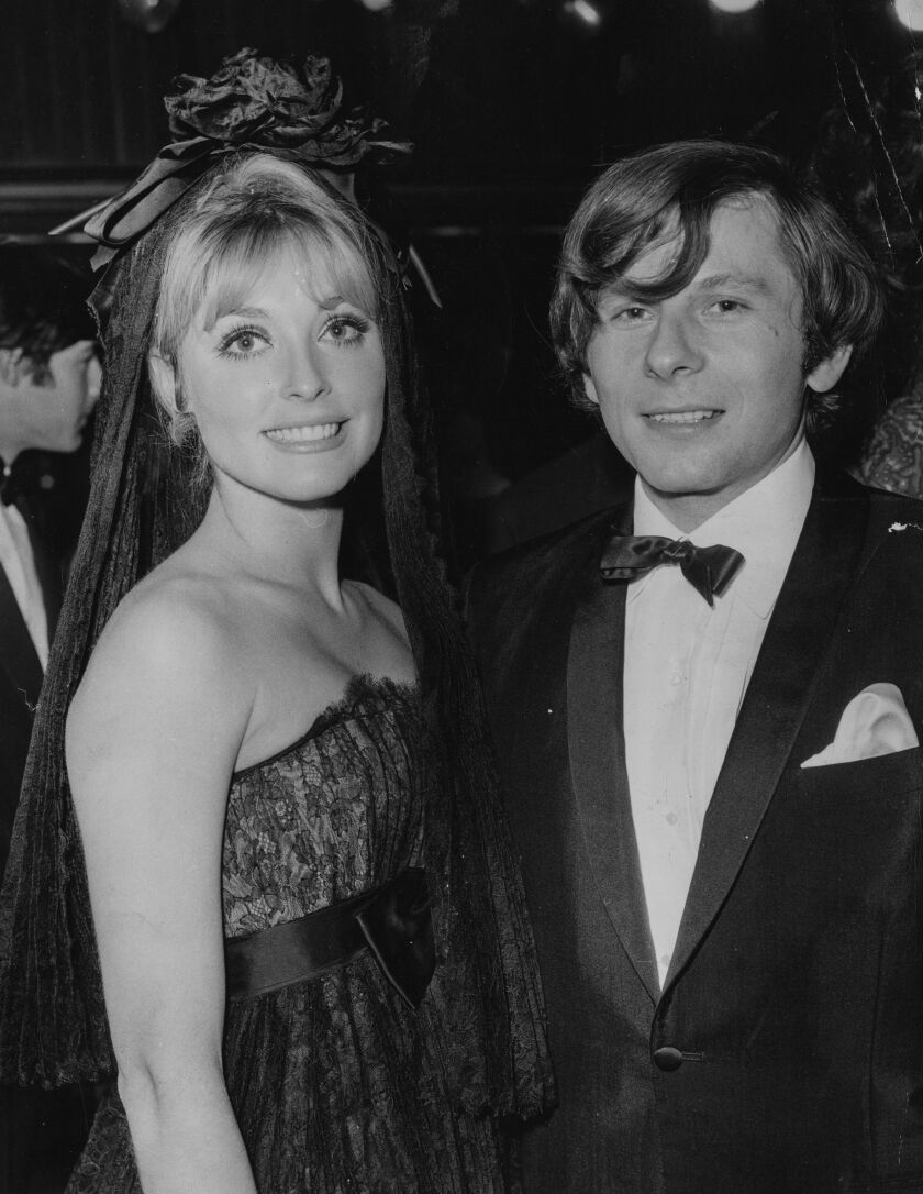 Actress Sharon Tate and her husband, film director Roman Polanski in 1966 in London.