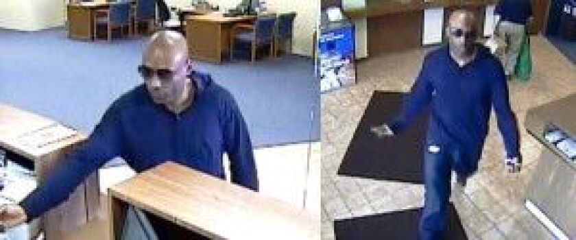 Surveillance images of the suspect in a West Suburban Bank branch robbery March 8 in Carol Stream. | FBI