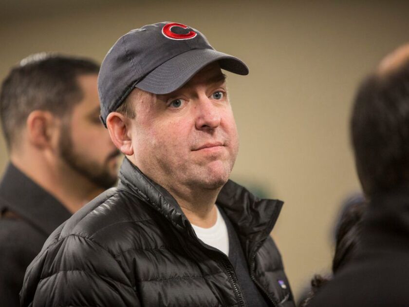 42nd ward Alderman Brendan Reilly on the first day of the filing period for Municipal Elections, Monday, November 19th, 2018. | James Foster/For the Sun-Times