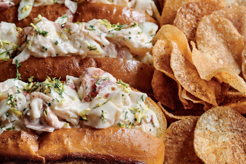 Corocious Bryan Voltaggio's makes his lobster rolls with a flavor-boosting soak ...