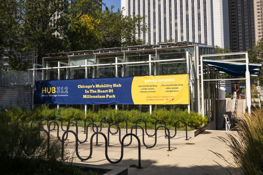 HUB312 at 239 E. Randolph St. in Millennium Park, photographed on Sept. 20, 2022.