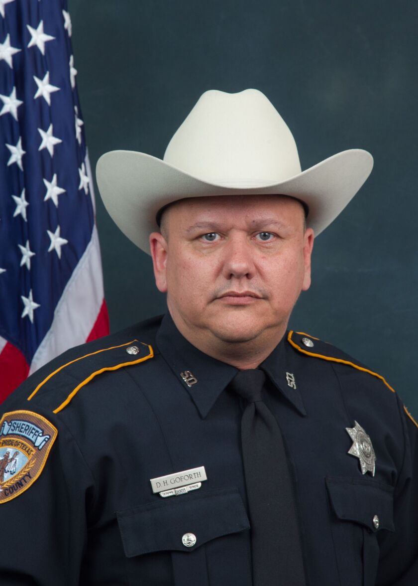 Slain Harris County Sheriff’s Deputy Darren Goforth ,who was fatally shot Friday, Aug. 28, 2015, while pumping gas into his patrol car near Houston.