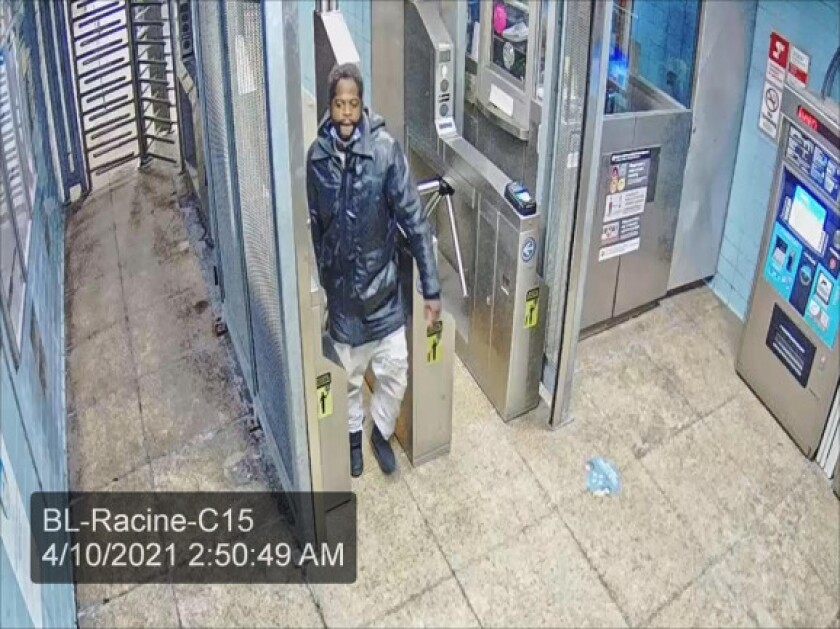 Photo of man wanted in connection with a robbery at the Racine Avenue stop on the CTA Blue Line.