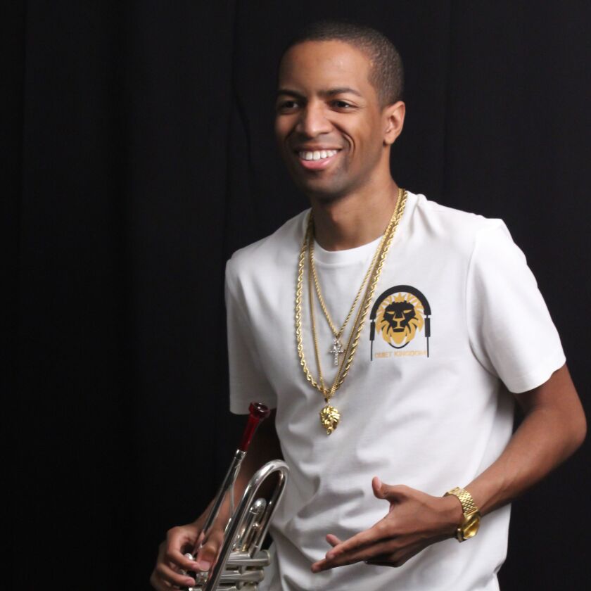 T.L. Williams’ favorite instrument is the trumpet, which he began playing at a very early age. | Billy Montgomery