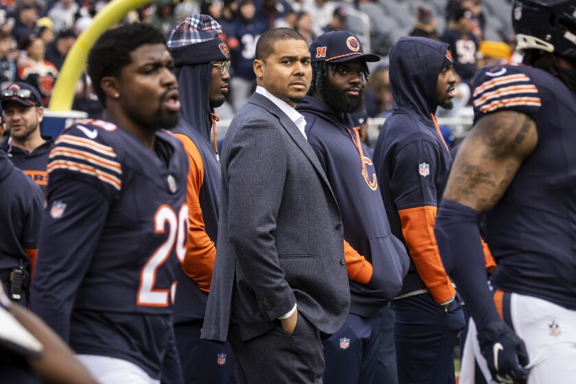 Bears GM Ryan Poles says former coach Matt Eberflus 'came up short too many times' - Chicago Sun-Times