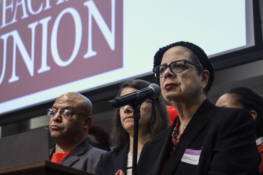 Karen Lewis, the Chicago Teachers Union president. | Maria Cardona / Sun-Times