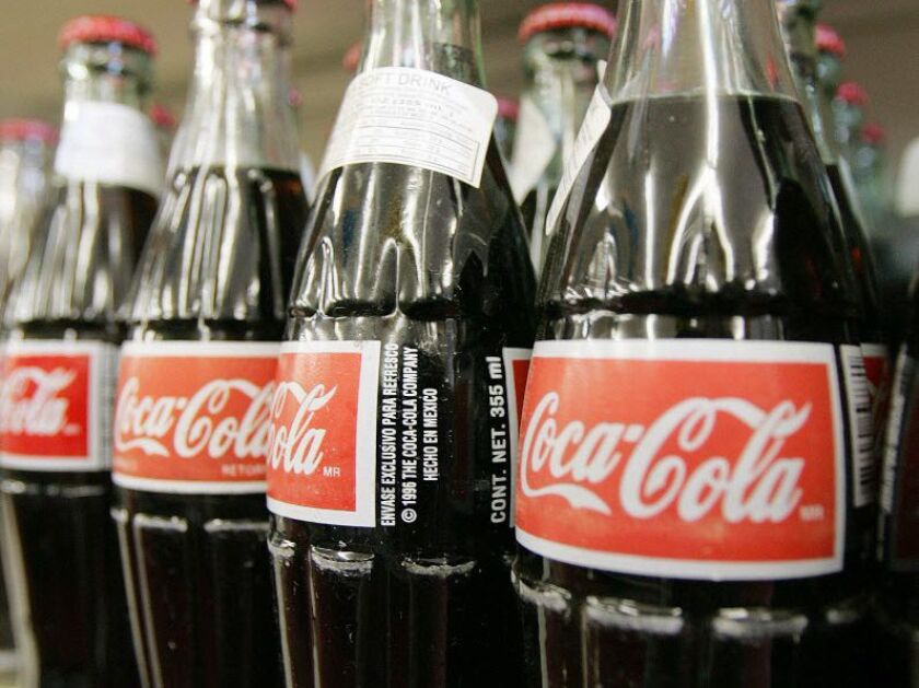 Beverage giant Coco-Cola is thinking about getting into the cannabis business. | AP File photo