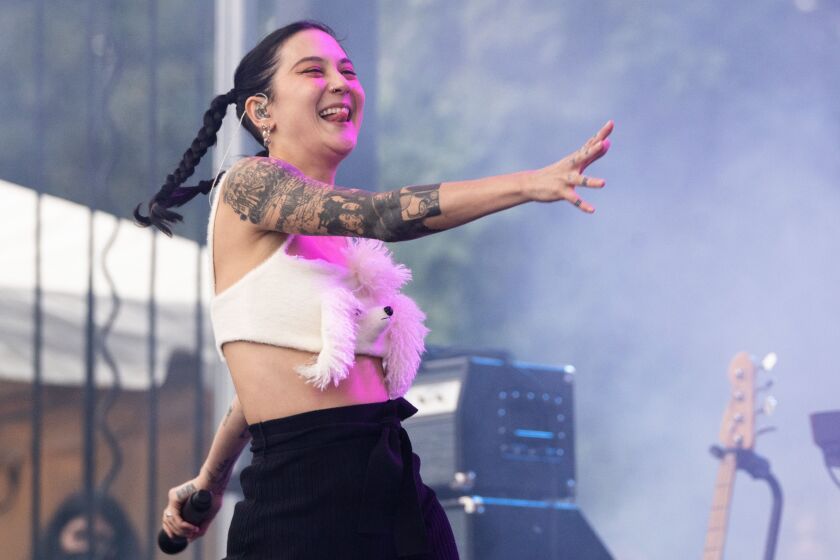 Japanese Breakfast performs at Pitchfork Music Festival.