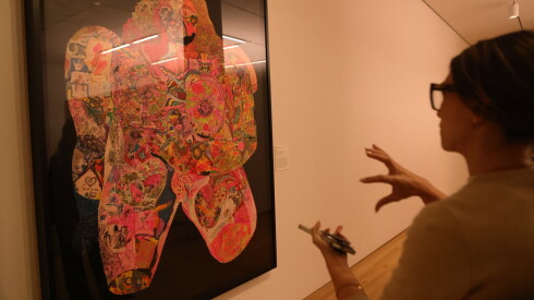 Assistant curator Ashley Janke talks about the art of Niki de Saint Phalle at Wrightwood 659 in Chicago