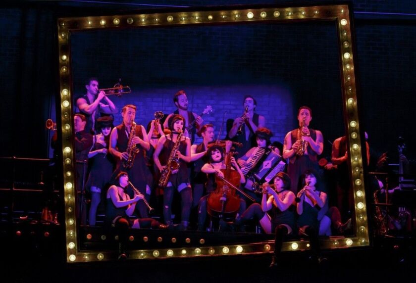The Kit Kat Klub Band in Roundabout Theatre’s national touring production of “Cabaret.” (Photo: Joan Marcus)