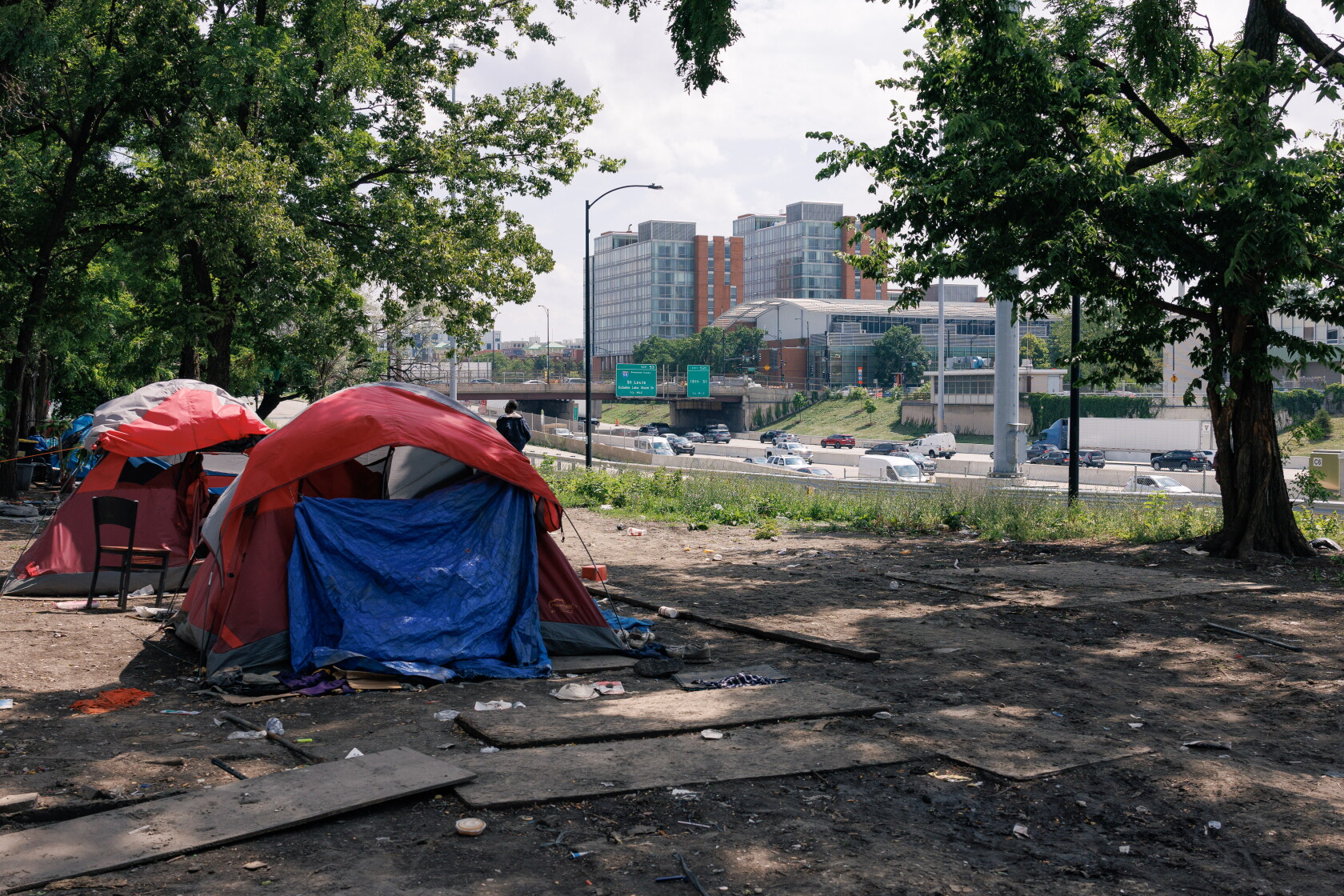 Homeless Spot Johnson ally blasts city move to shut tent city as plan to 'hide ...