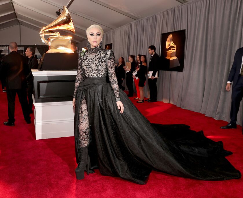 Lady Gaga attends the 60th Annual GRAMMY Awards at Madison Square Garden on January 28, 2018. in New York City. | Christopher Polk/Getty Images