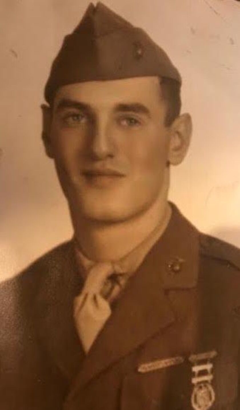 David Waxberg was a basketball star at Von Steuben High School who served in the Marines in World War II. | Provided photo