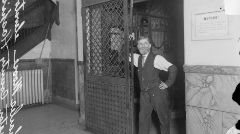 Charles Moore, elevator operator at Cook County Hospital