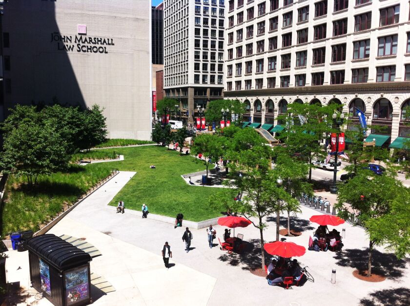 The City Seats initiative in 2010 created a space for people to enjoy the area. This is what Michael Edwards is hoping to see again with the new development.