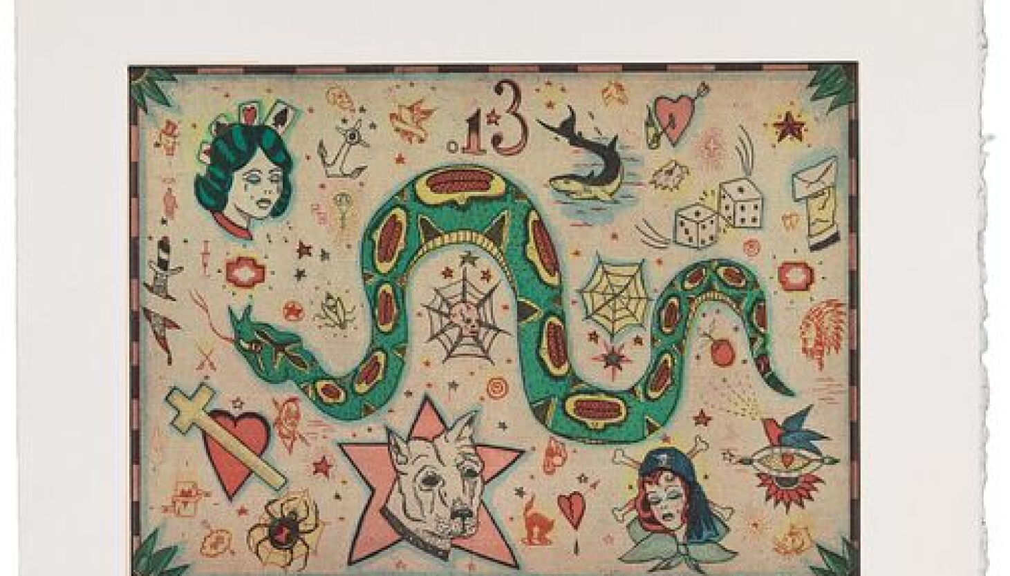 Nearly 70 Tony Fitzpatrick works to be auctioned in sale of late artist's ‘inherently Chicago' originals