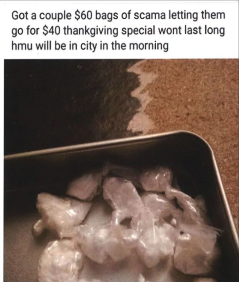 Chicago Police released this photo of one of the ads posted on Facebook.