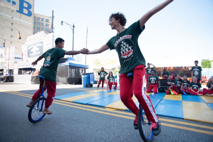 CircEsteem performed at Windy City Ribfest in June. | Colin Boyle/Sun-Times