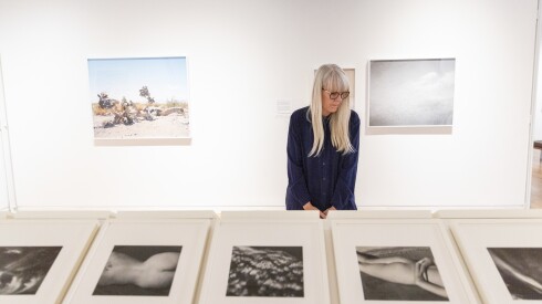 Kelli Connell in her exhibit “Living with Modernism.”