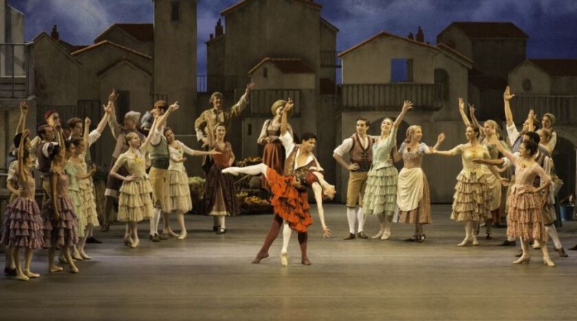 Carlos Acosta and Marianel Nunez in the Royal Ballet production of “Don Quixote.” (Photo: Johan Persson)