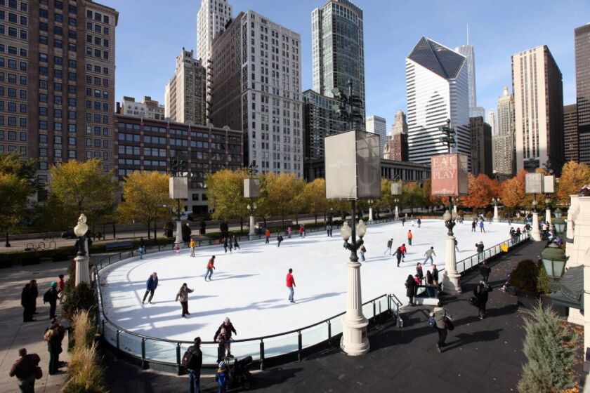 The McCormick Tribune Ice Rink in Millennium Park. | Richard A. Chapman~Sun-Times/File