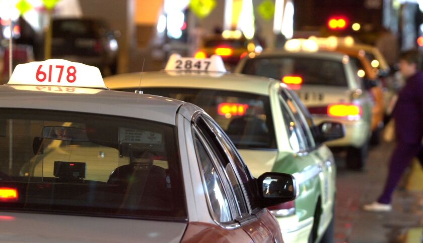 Cab drivers say they need relief from unfair competition from ride-hailing services such as Uber and Lyft. | File photo