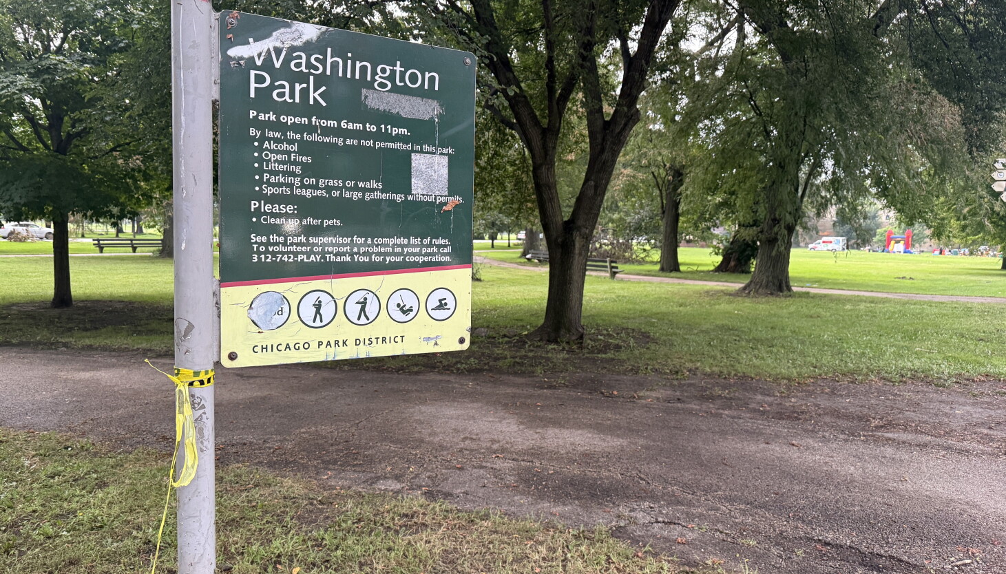 Coverage image for: Chicago's biggest mass shooting this year sees 1 killed, 14 wounded at Washington Park gathering