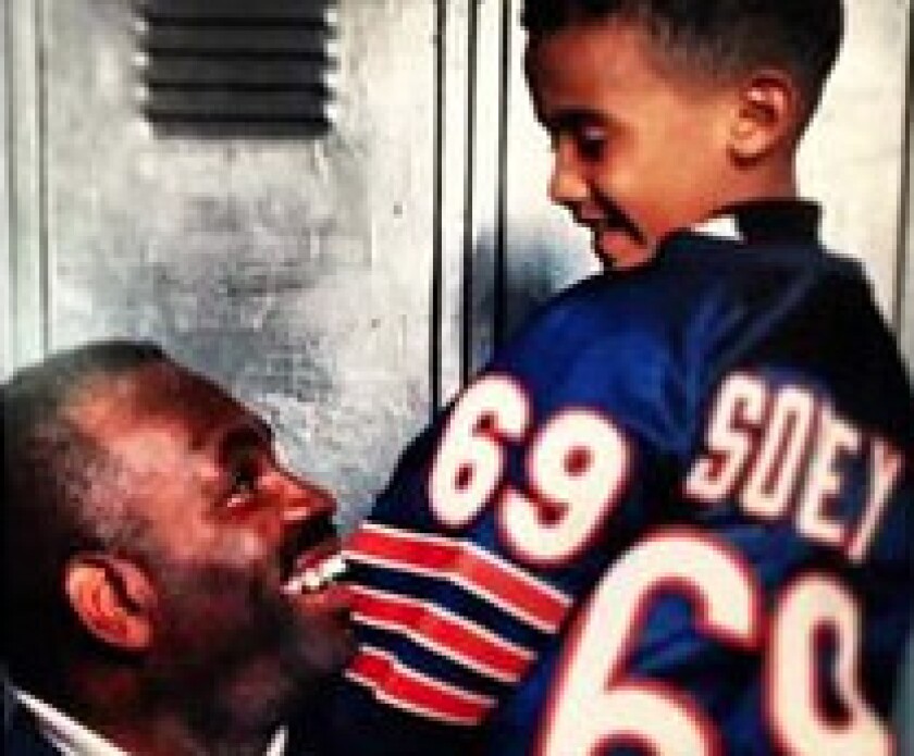 Former Bear Revie Sorey with his then-young son Trace. | <a href="https://www.facebook.com/trace.sorey">Facebook</a>