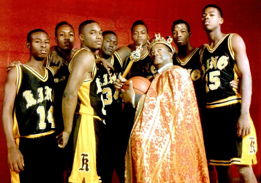 Landon Cox with his King team in 1994.