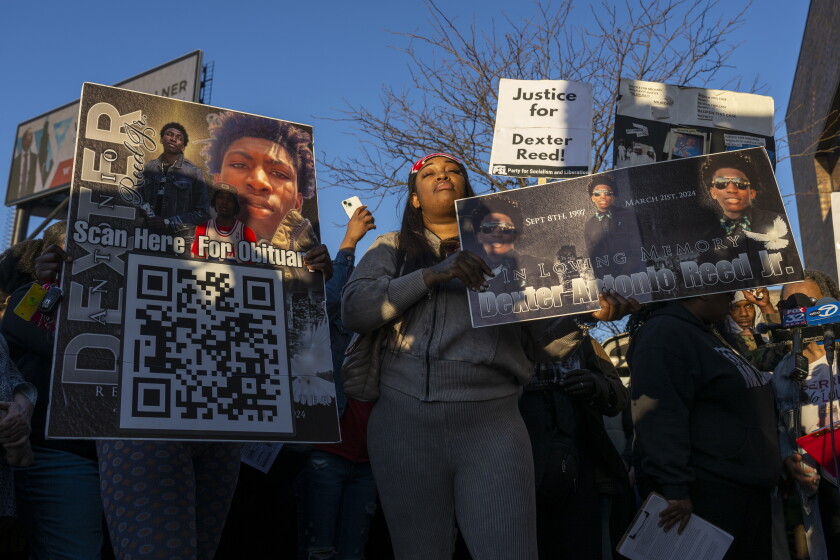 Dexter Reed Tweets After release of Dexter Reed shooting video, clashes break out at ...